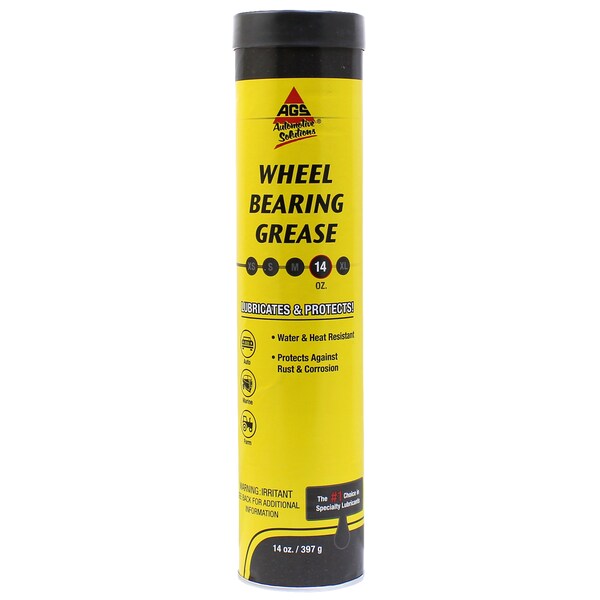 Ags Wheel Bearing Grease, Cartridge, 14 oz WBG14 Zoro